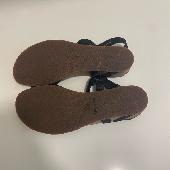 Mephisto Sandal Wedges Women’s size 11 Black‎ and Brown - Picture 5 of 8